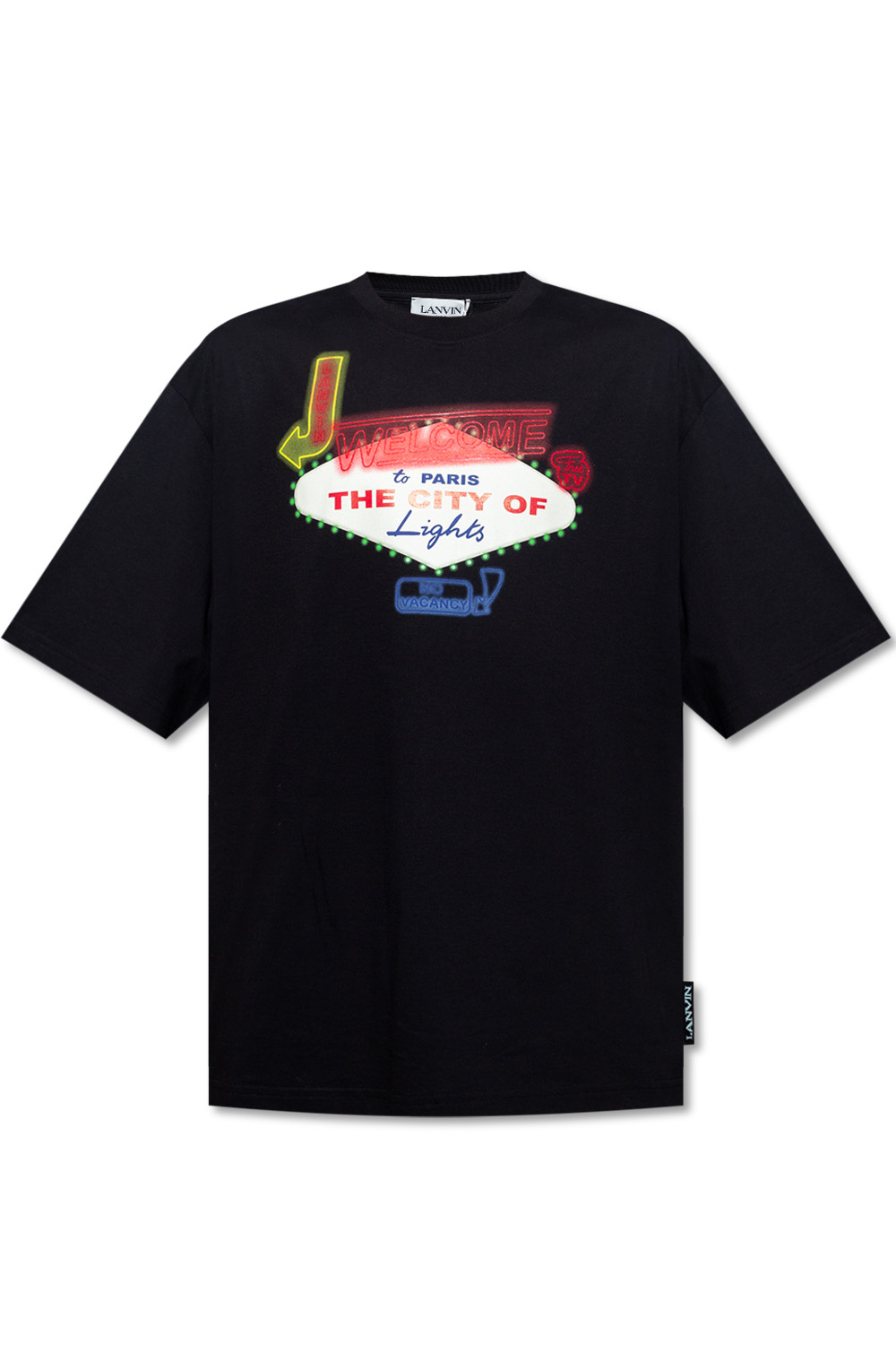 shirt Lanvin - Black Printed T - Portugal Ronaldo Away Shirt 2020